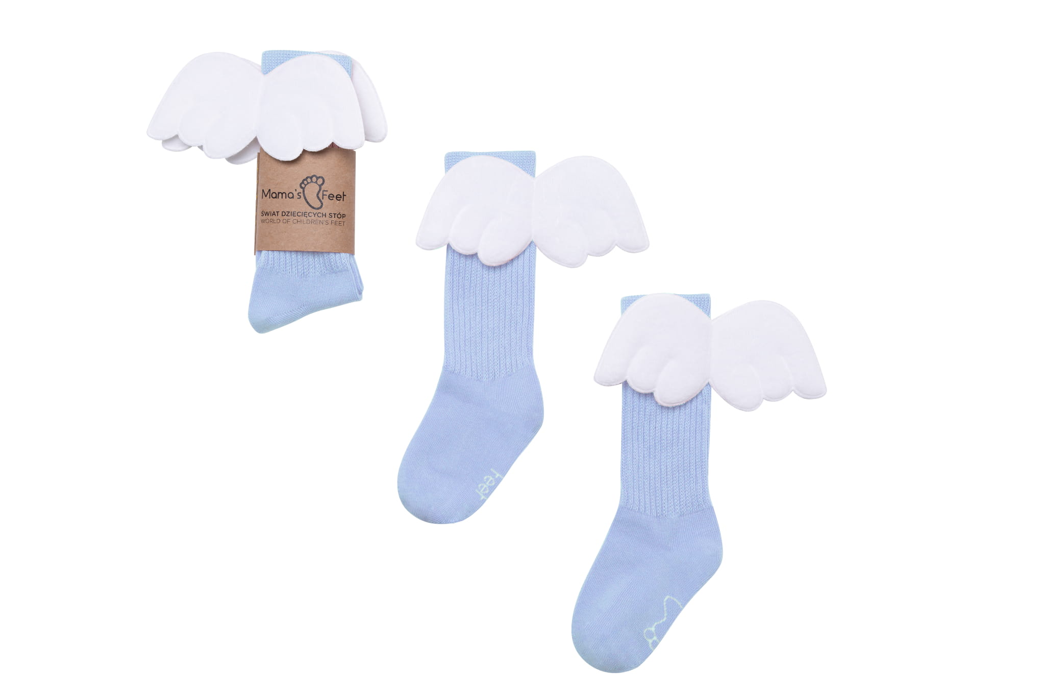 Ilgos kojinės ANGEL Blue vaikams - Image 2