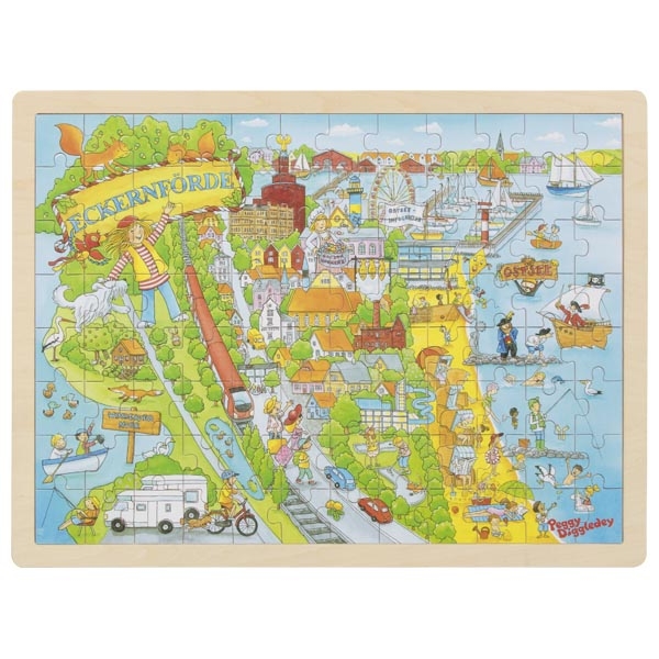 Medinė puzzle dėlionė Peggy in Eckernfoerde