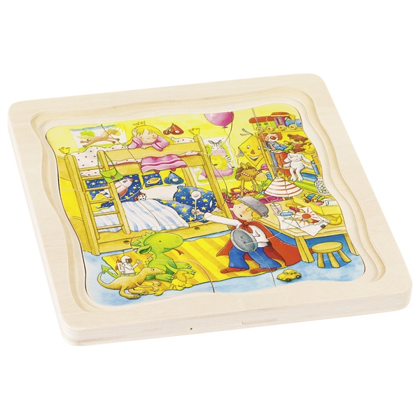 Medinė puzzle dėlionė Mano diena - Image 3