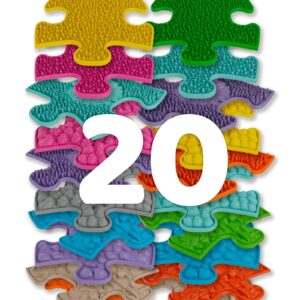 Ortopedinių kilimėlių rinkinys Mini puzzles