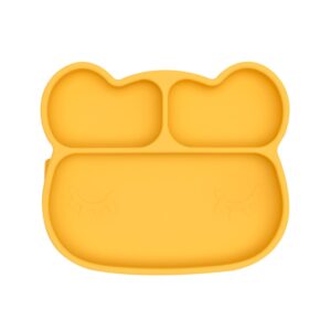 Silikoninė lėkštė BEAR - YELLOW
