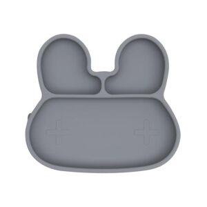 Silikoninė lėkštė BUNNY - GREY