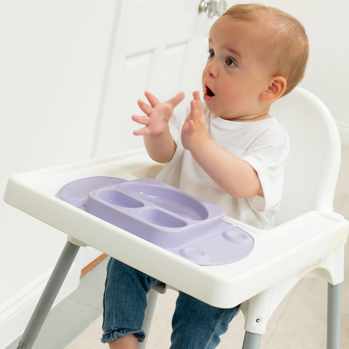 Silikoninė lėkštė EasyMat Mini Lilac