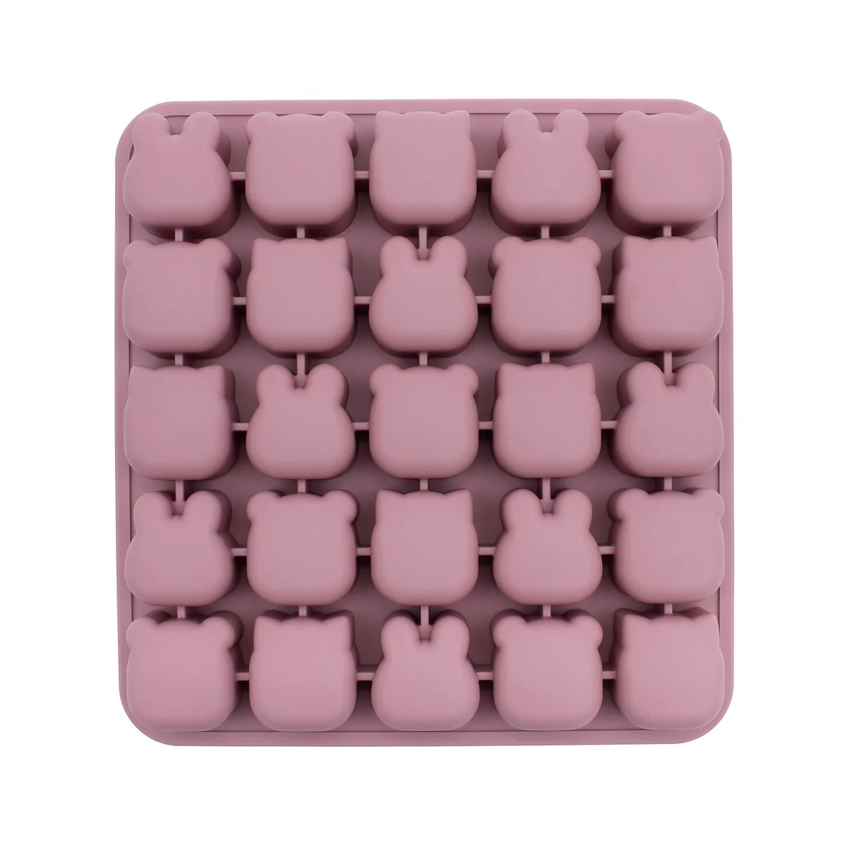 Silikoninės kepimo ir šaldymo formelės MINI Dusty Rose - Image 2