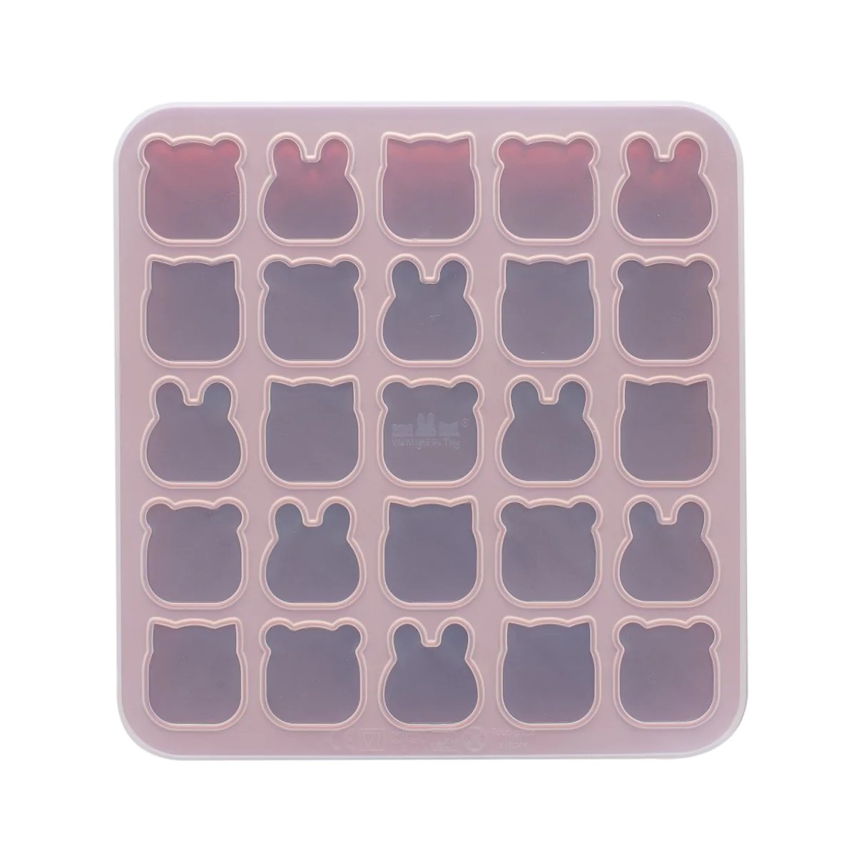 Silikoninės kepimo ir šaldymo formelės MINI Dusty Rose - Image 3