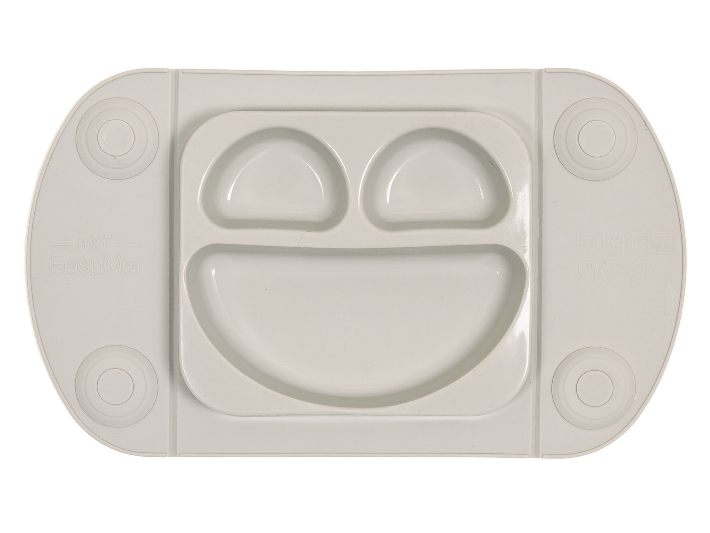Silikoninė lėkštė EasyMat Mini Grey - Image 4