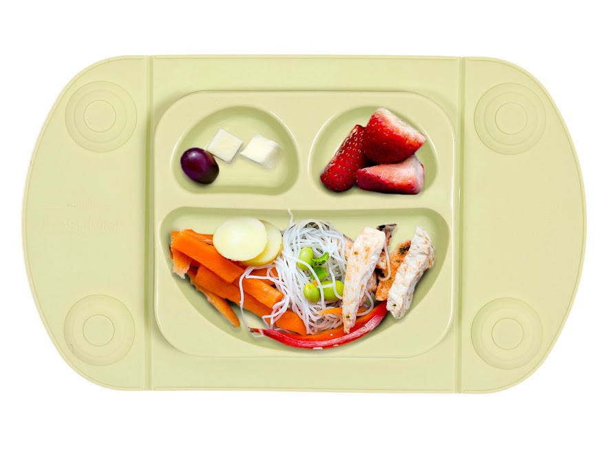 Silikoninė lėkštė EasyMat Mini Olive