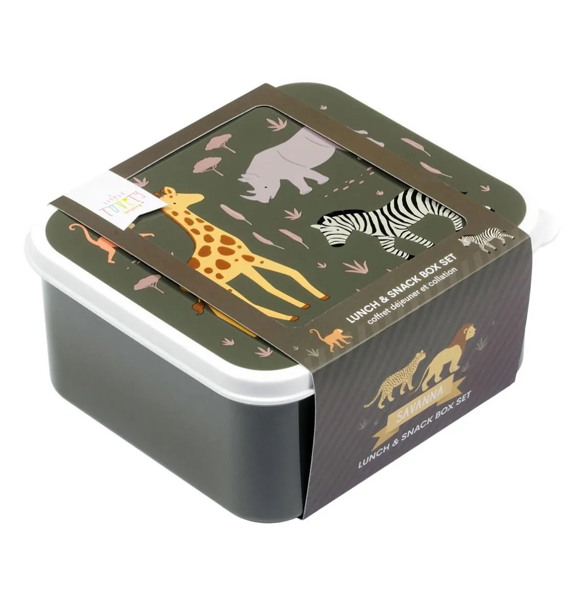 Plastikinių Priešpiečių Dėžučių Rinkinys Savanna - Image 3