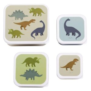 Plastikinių priešpiečių dėžučių rinkinys Dinosaurs