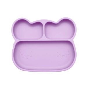 Silikoninė lėkštė BEAR - LILAC