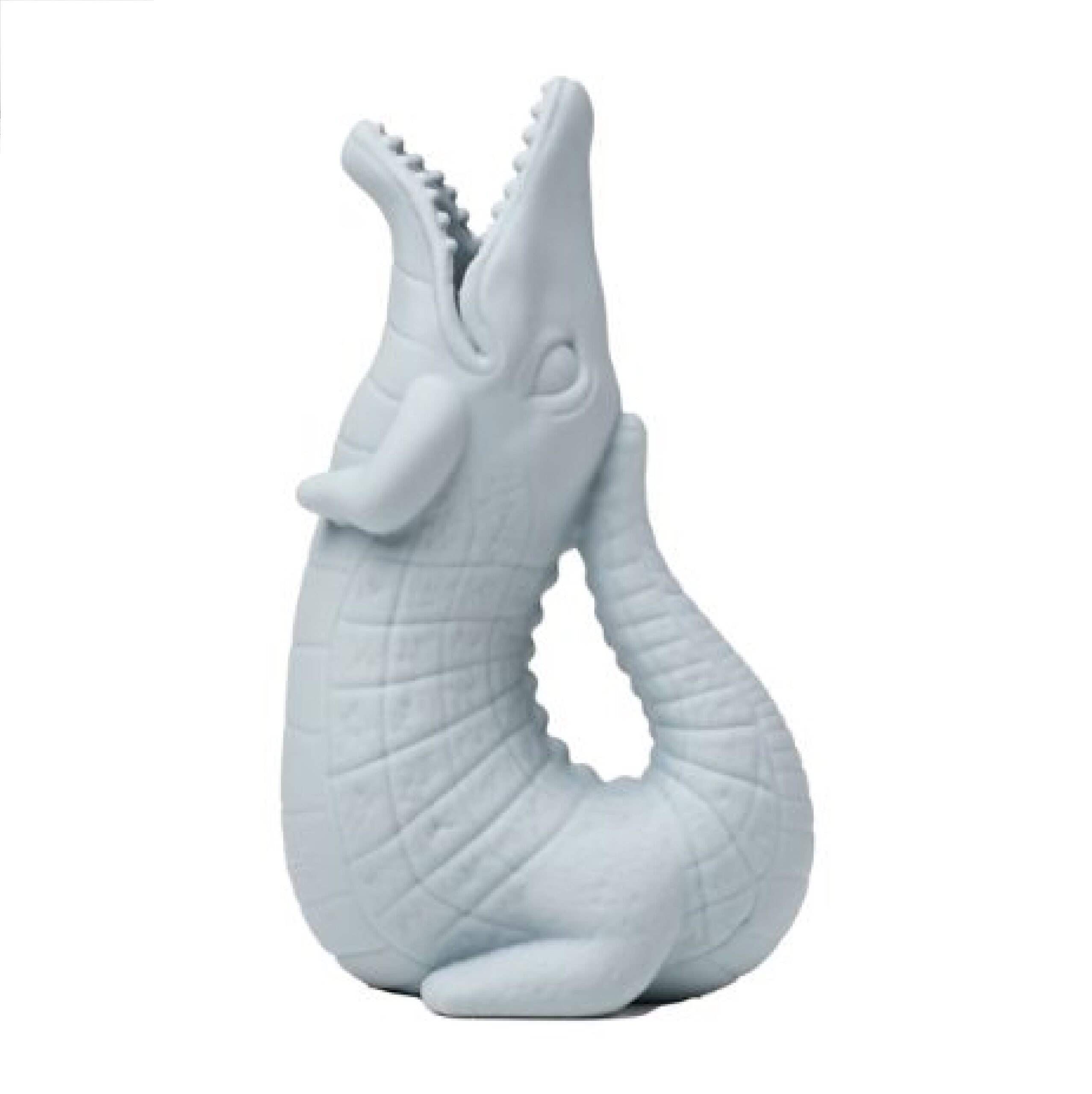 Silikoninis žaislas Scrunch Crocodile Egg Blue