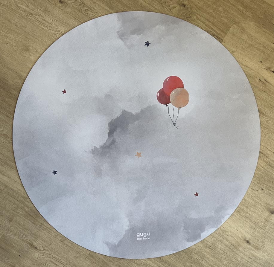 Natūralaus kaučiuko kilimas kūdikiui PRIME Baloon Dream - Image 2