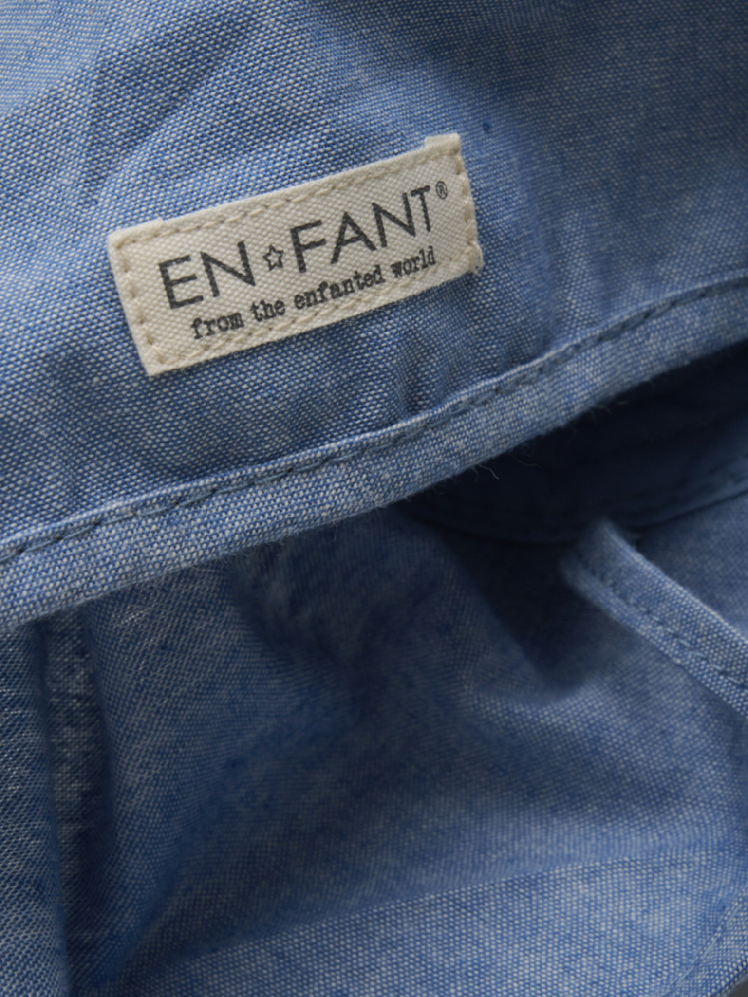 En Fant vaikiška kepurė nuo saulės Faded denim - Image 2