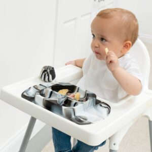 Silikoninė lėkštė EasyMat Mini Zebra