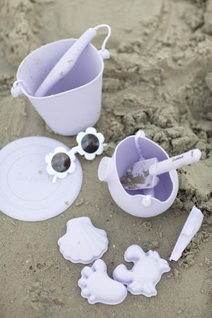 Silikoniniai smėlio žaislai vaikams – Scrunch Dusty Purple - Image 6