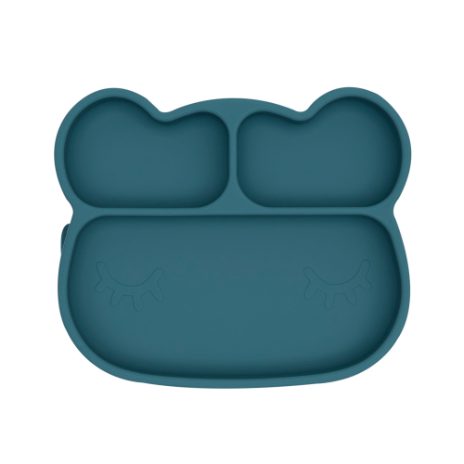 Silikoninė lėkštė BEAR - BLUE DUSK