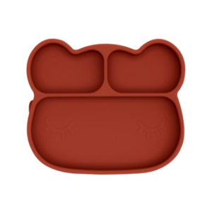 Silikoninė lėkštė BEAR - RUST