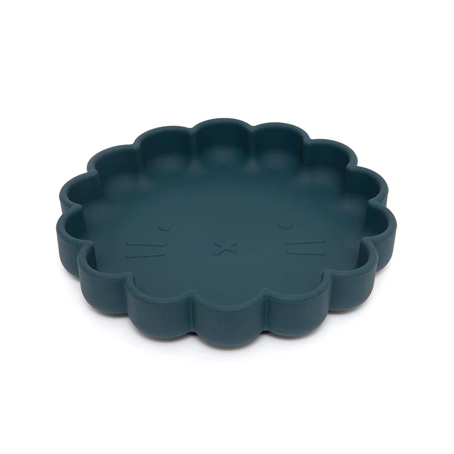 Silikoninė prilimpanti lėkštė LION Balsam Blue - Image 2