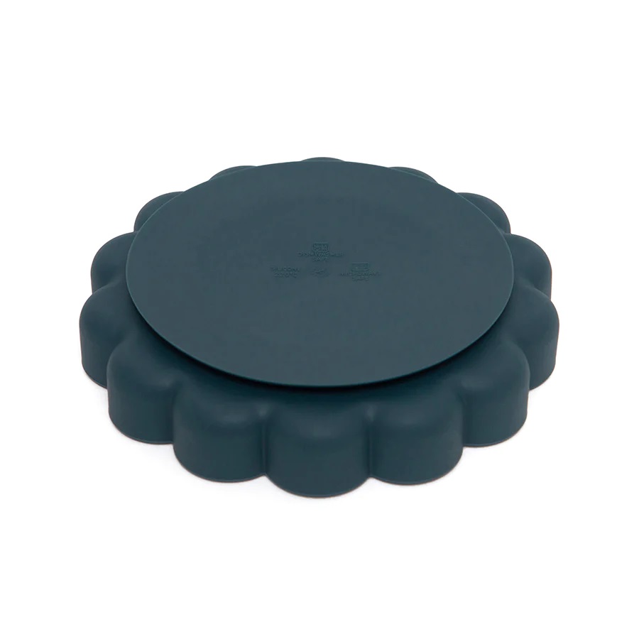 Silikoninė prilimpanti lėkštė LION Balsam Blue - Image 3