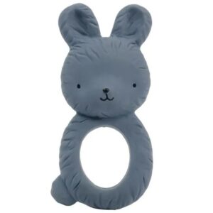 Natūralaus kaučiuko kramtukas Bunny - charcoal blue