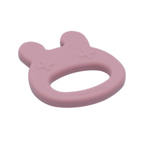 Silikoninis kramtukas Bunny - dusty rose - Image 2