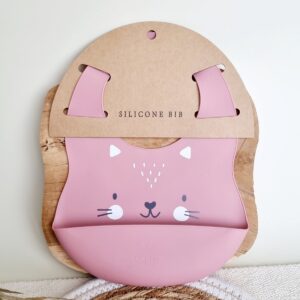 Silikoninis seilinukas Cat - Powder Pink