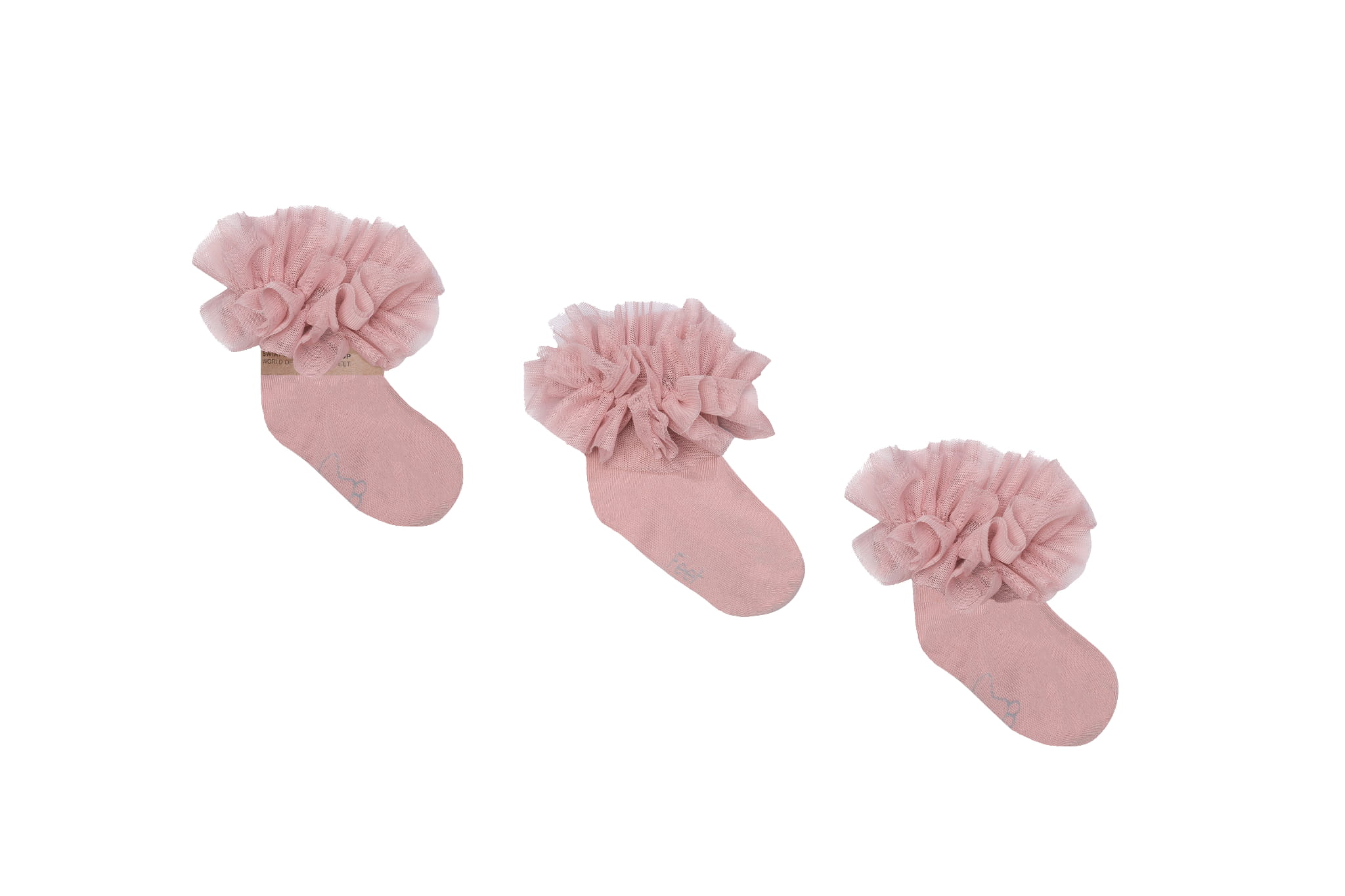 Trumpos TUTU Kojinės - Sendinta Rožė - Image 3