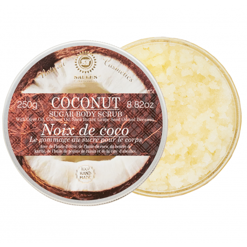 Cukraus kūno šveitiklis Coconut