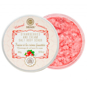 Jūros druskos kūno šveitiklis Strawberries and Cream