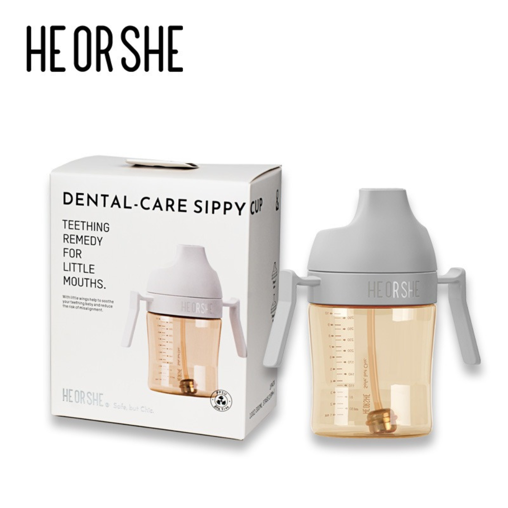 HEORSHE Dental Care vaikų gertuvė 300 ml, pilka - Image 3