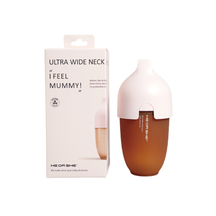 HEORSHE Ultra Wide Neck buteliukas 160 ml., 0-3 mėn., ROŽINĖ - Image 11
