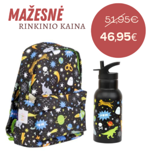 Rinkinys kuprinė ir gertuvė Galaxy