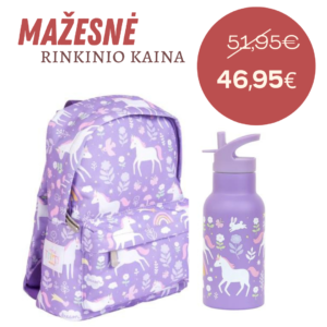 Rinkinys kuprinė ir gertuvė  Unicorn Dreams