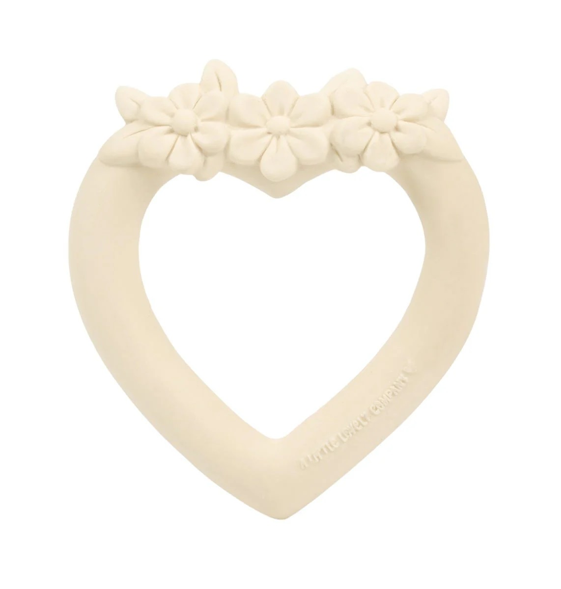 Natūralaus kaučiuko kramtukas BEIGE Heart