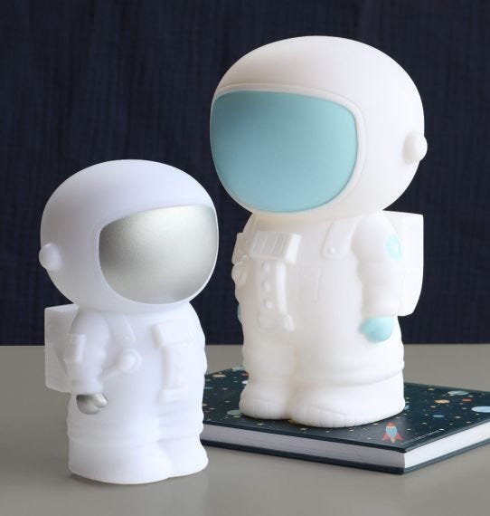 Maža Astronauto formos vaikiška lempa - Image 8