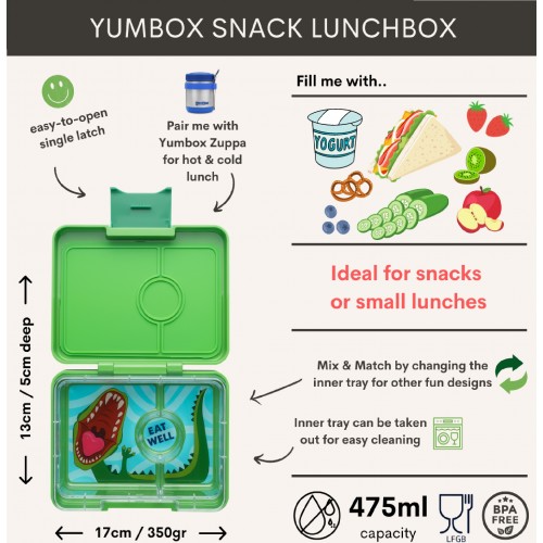 Priešpiečių dėžutė Yumbox SNACK - Image 7