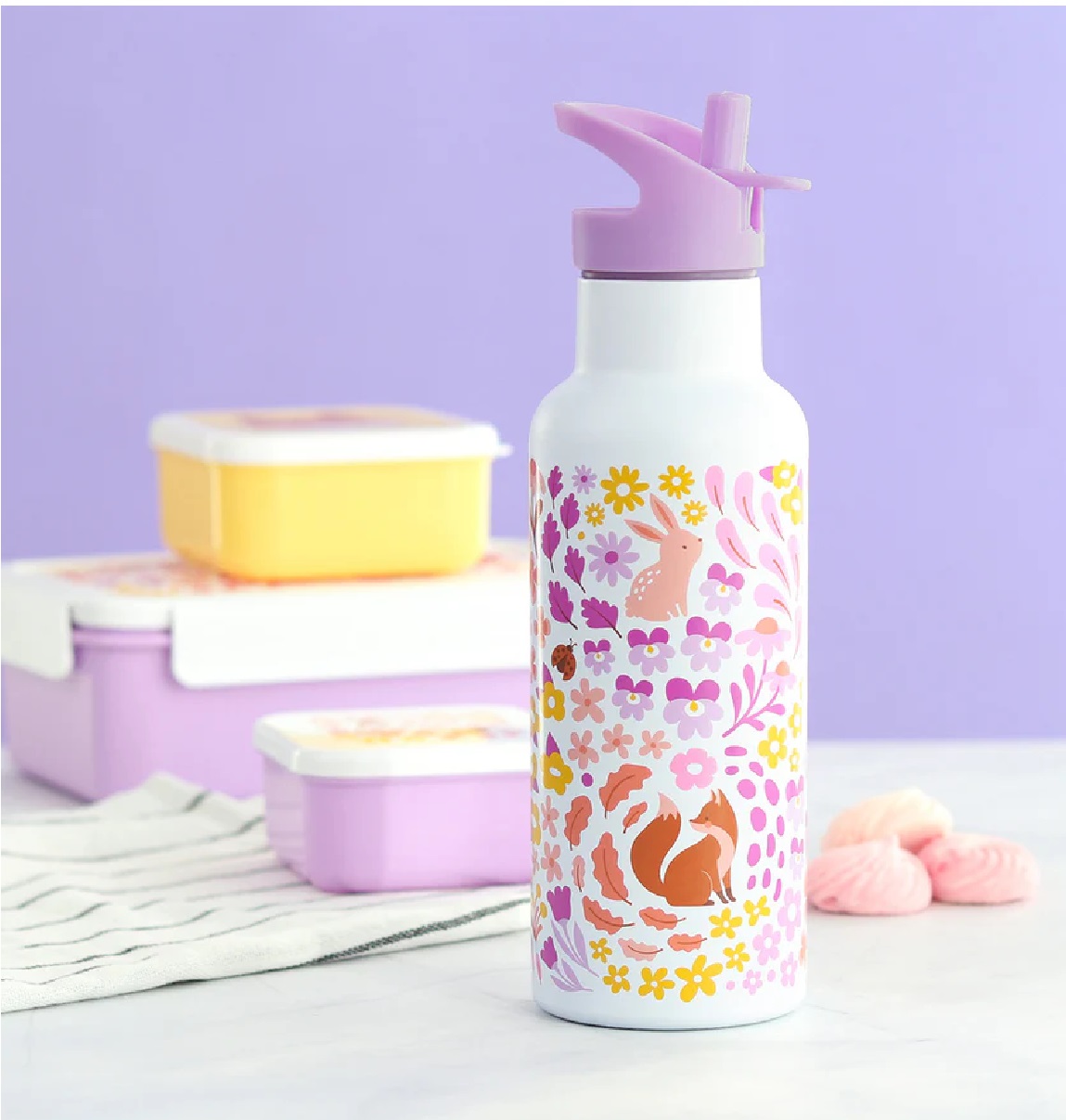 Vaikiška gertuvė Flower Garden XL 500 ml - Image 5