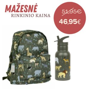 Rinkinys kuprinė ir gertuvė  Safari