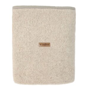 ZAFFIRO PREMIUM vilnos pledas kūdikiui  BEIGE 100 x 150cm