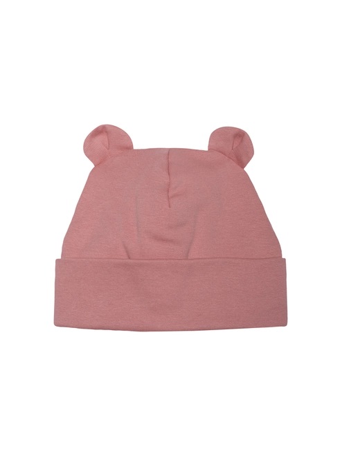 Wooly organic rudeninė kepurė su ausytėmis Rose - Image 3
