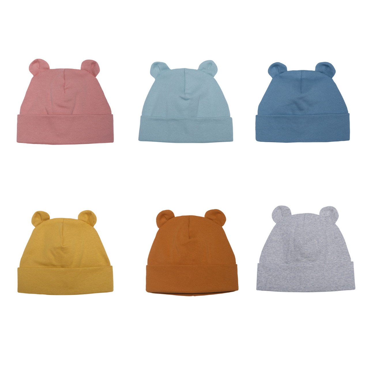Wooly organic rudeninė kepurė su ausytėmis Rose - Image 2
