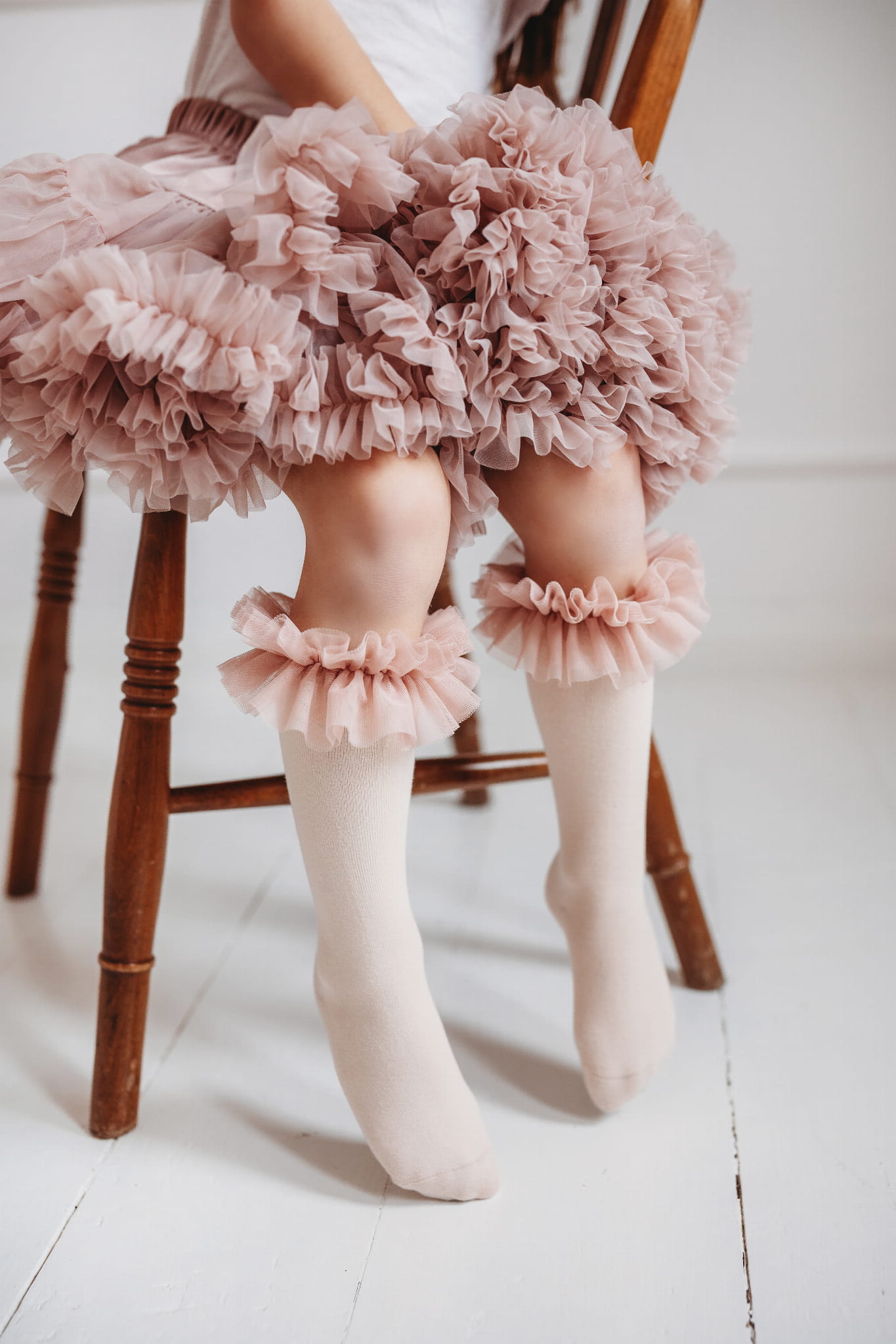 Ilgos kojinės TUTU Venetian rose