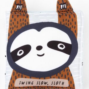 Pirmoji minkšta kūdikio knygutė Swing Slow Sloth